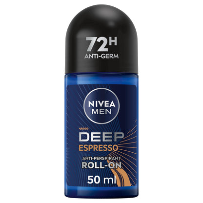 NIVEA MEN DEEP EXPRESSO 72H ROLL ON DEODORANT