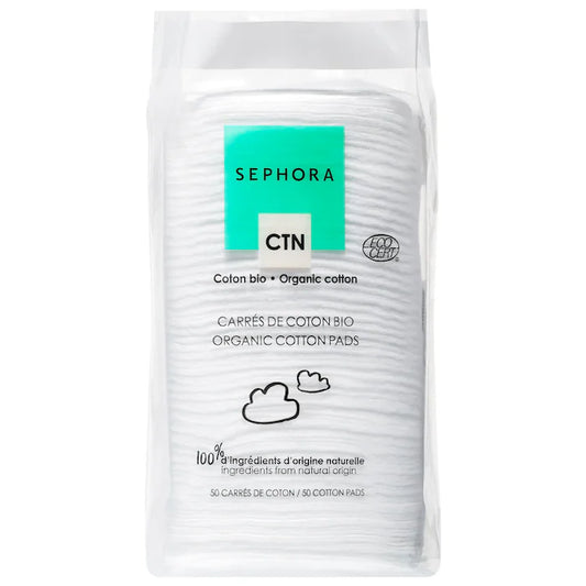 SEPHORA COLLECTION ORGANIC COTTON PADS - 50 pads