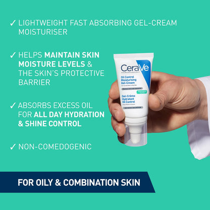 CERAVE OIL CONTROL MOISTURISING GEL-CREAM - 52ml