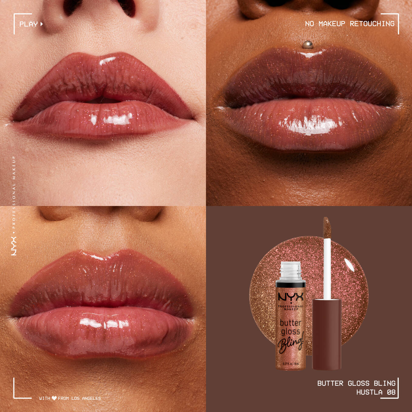 NYX BUTTER GLOSS NON-STICKY LIP GLOSS - 8ml