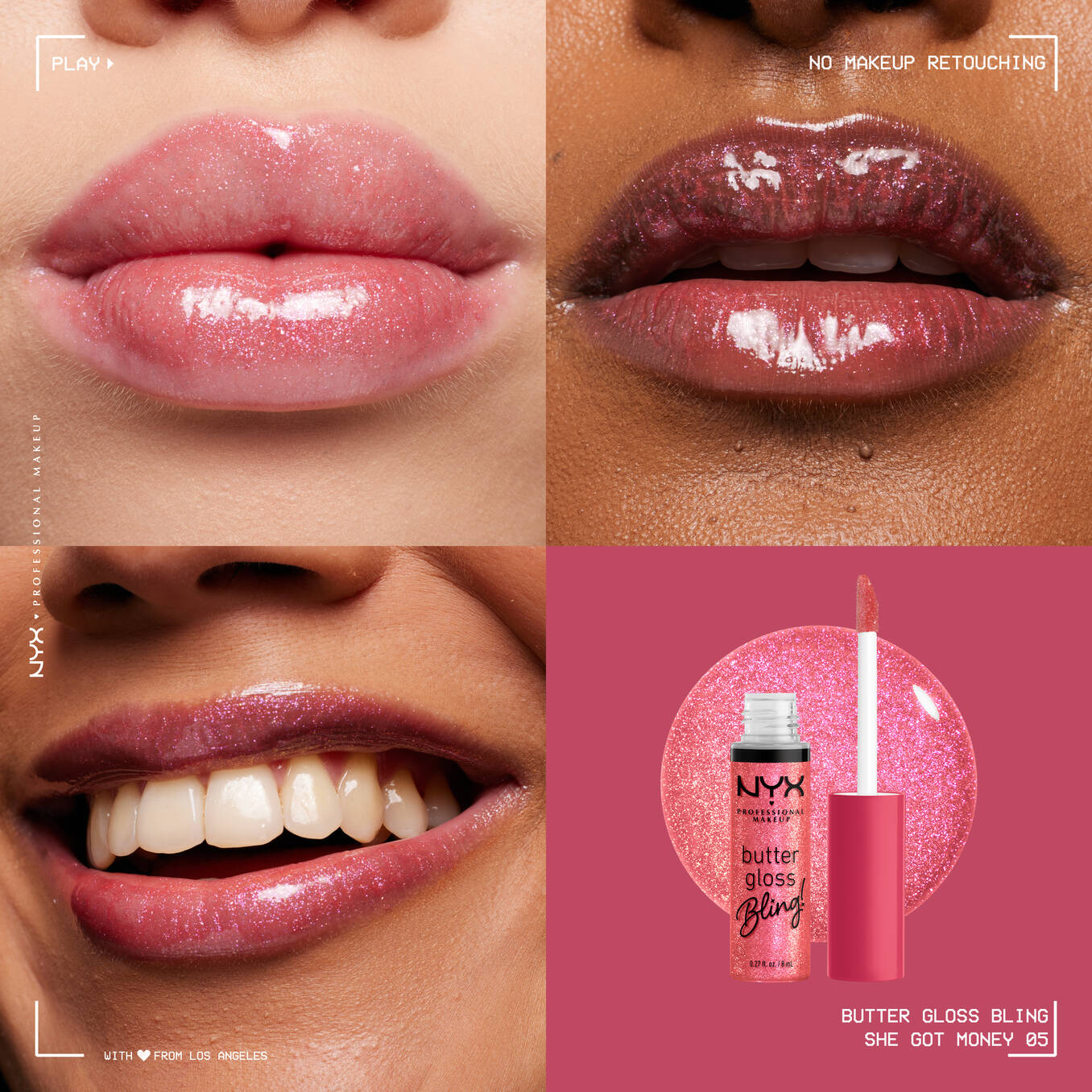 NYX BUTTER GLOSS NON-STICKY LIP GLOSS - 8ml