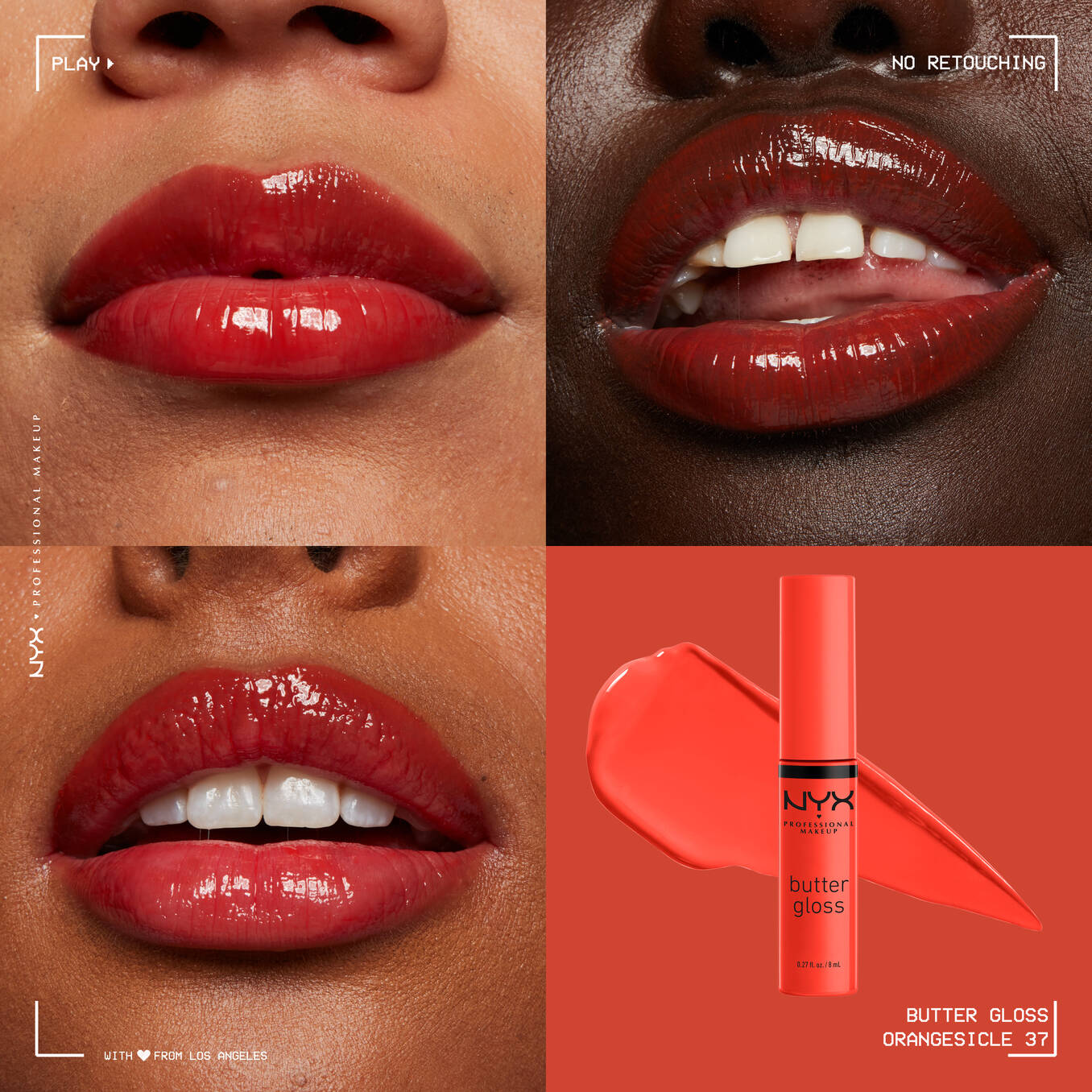 NYX BUTTER GLOSS NON-STICKY LIP GLOSS - 8ml