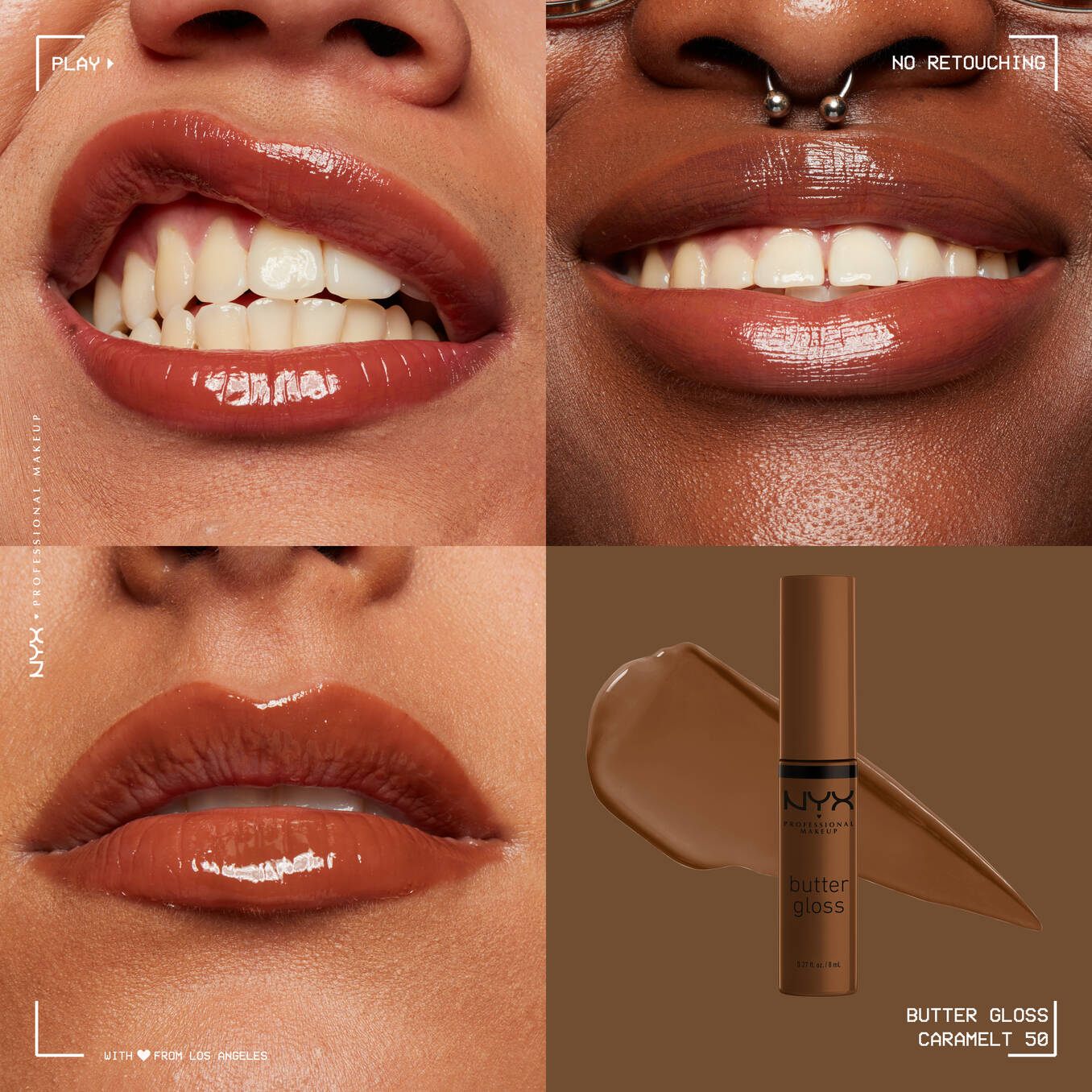NYX BUTTER GLOSS NON-STICKY LIP GLOSS - 8ml
