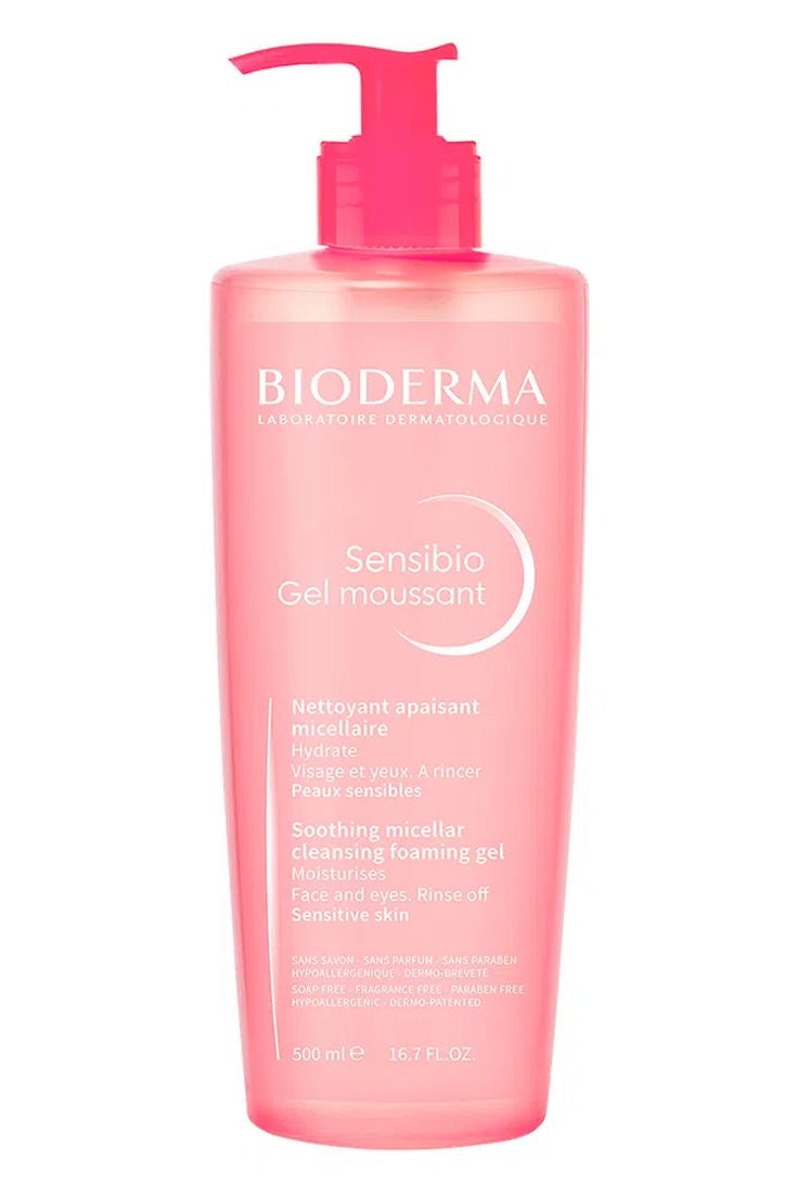 BIODERMA SENSIBIO FOAMING GEL FACIAL CLEANSER - 500ml