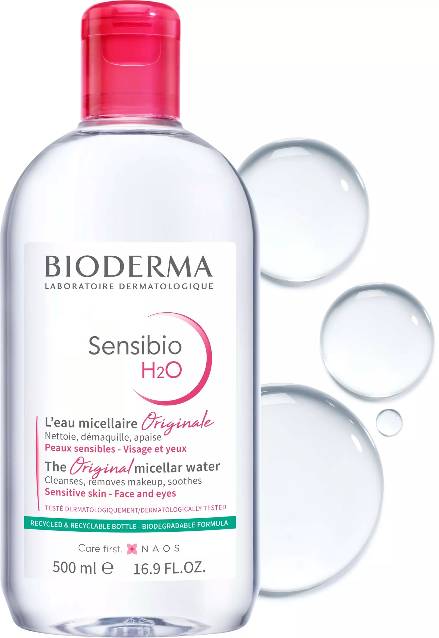 BIODERMA SENSIBIO H2O MICELLAR WATER - 500ml