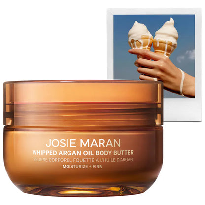 JOSIE MARAN VANILLA VIBEZZZ WHIPPED ARGAN OIL REFILLABLE BODY BUTTER