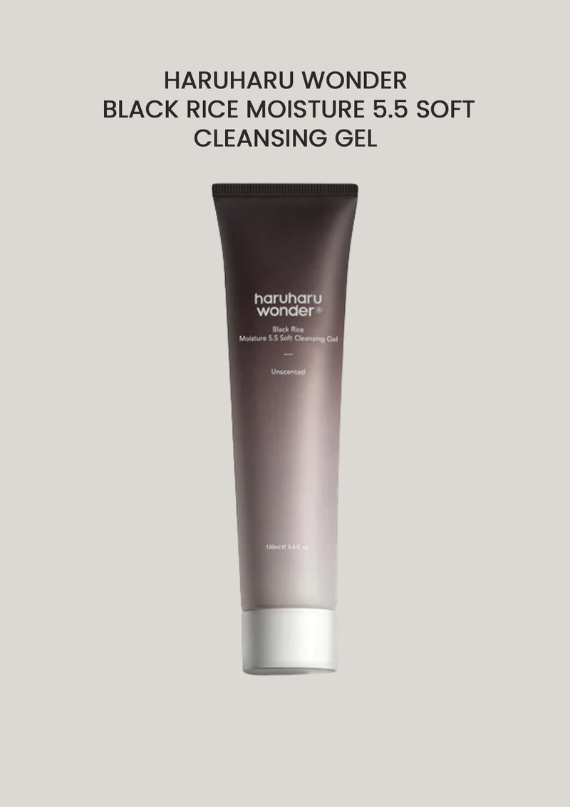 HARUHARU WONDER BLACK RICE MOISTURE 5.5 SOFT CLEANSING GEL - 100mo