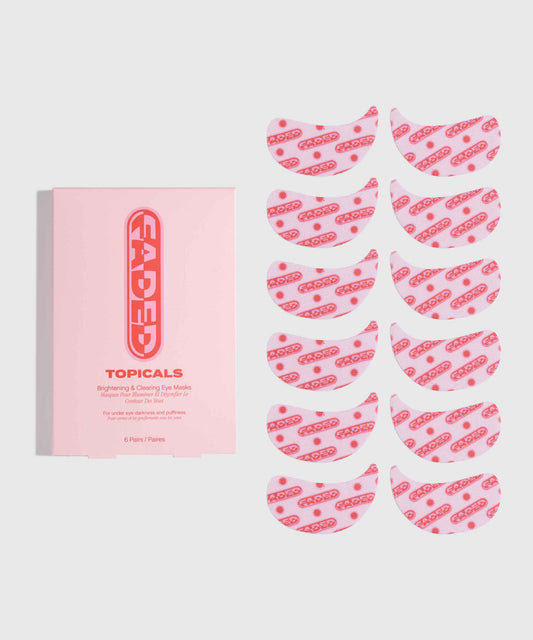 TOPICALS FADED UNDER EYE MASK - 6 sets