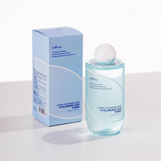 ISNTREE ULTRA-LOW MOLECULAR HYALURONIC ACID TONER - 300ml