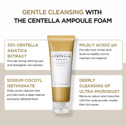 SKIN1004 MADAGASCAR CENTELLA AMPOULE FOAM - 125ml