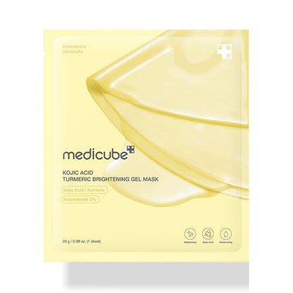 MEDICUBE KOJIC ACID TURMERIC BRIGHTENING GEL MASK