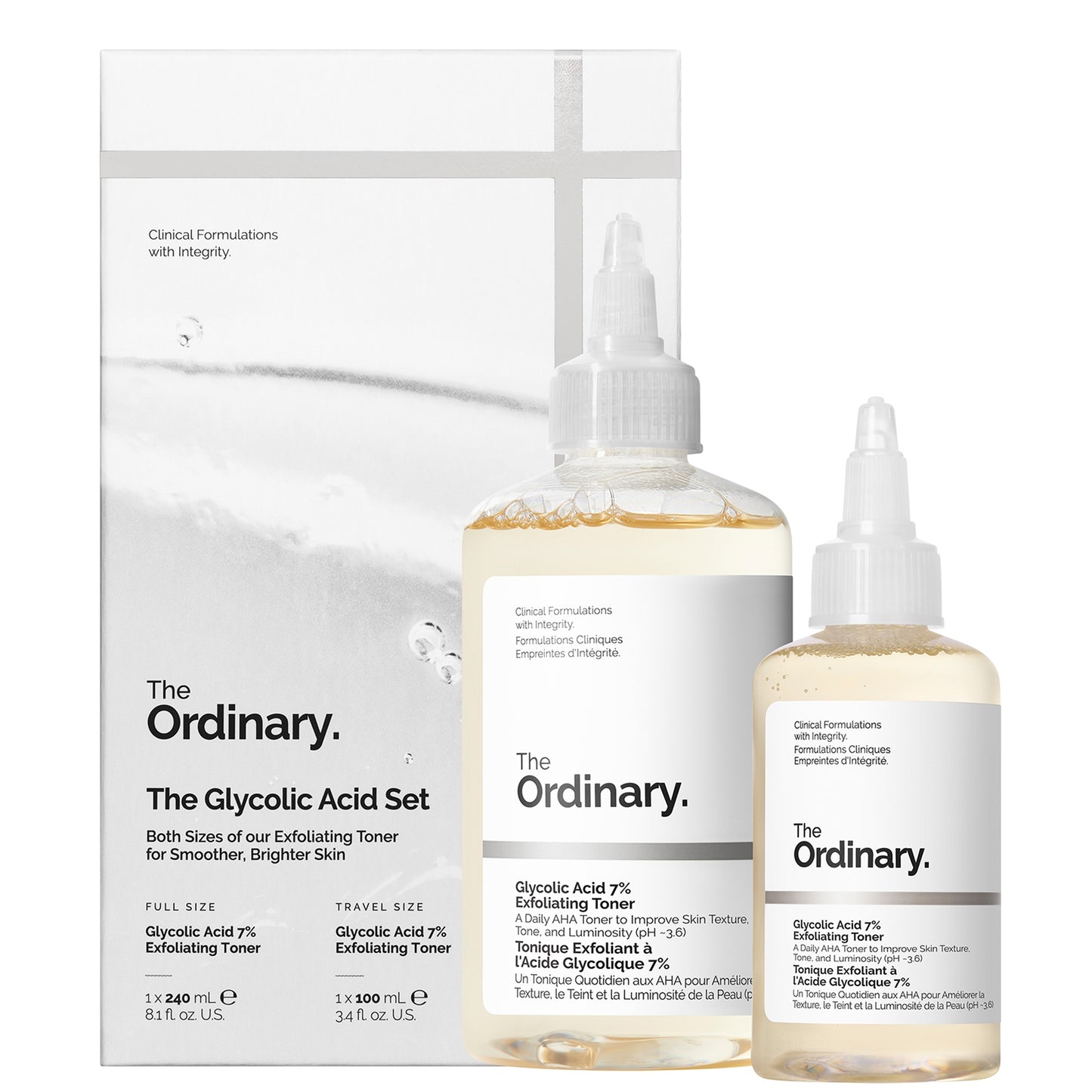 THE ORDINARY GLYCOLIC ACID 7% EXFOLIATING TONER SET