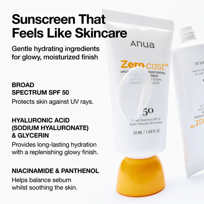 ANUA ZERO-CAST SPF 50 - 50ml