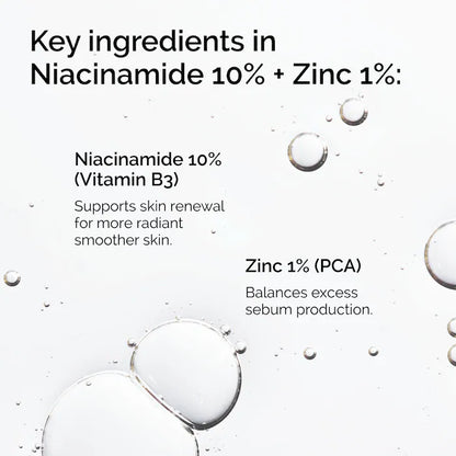 THE ORDINARY NIACINAMIDE 10% + ZINC 1% SERUM - 30ml