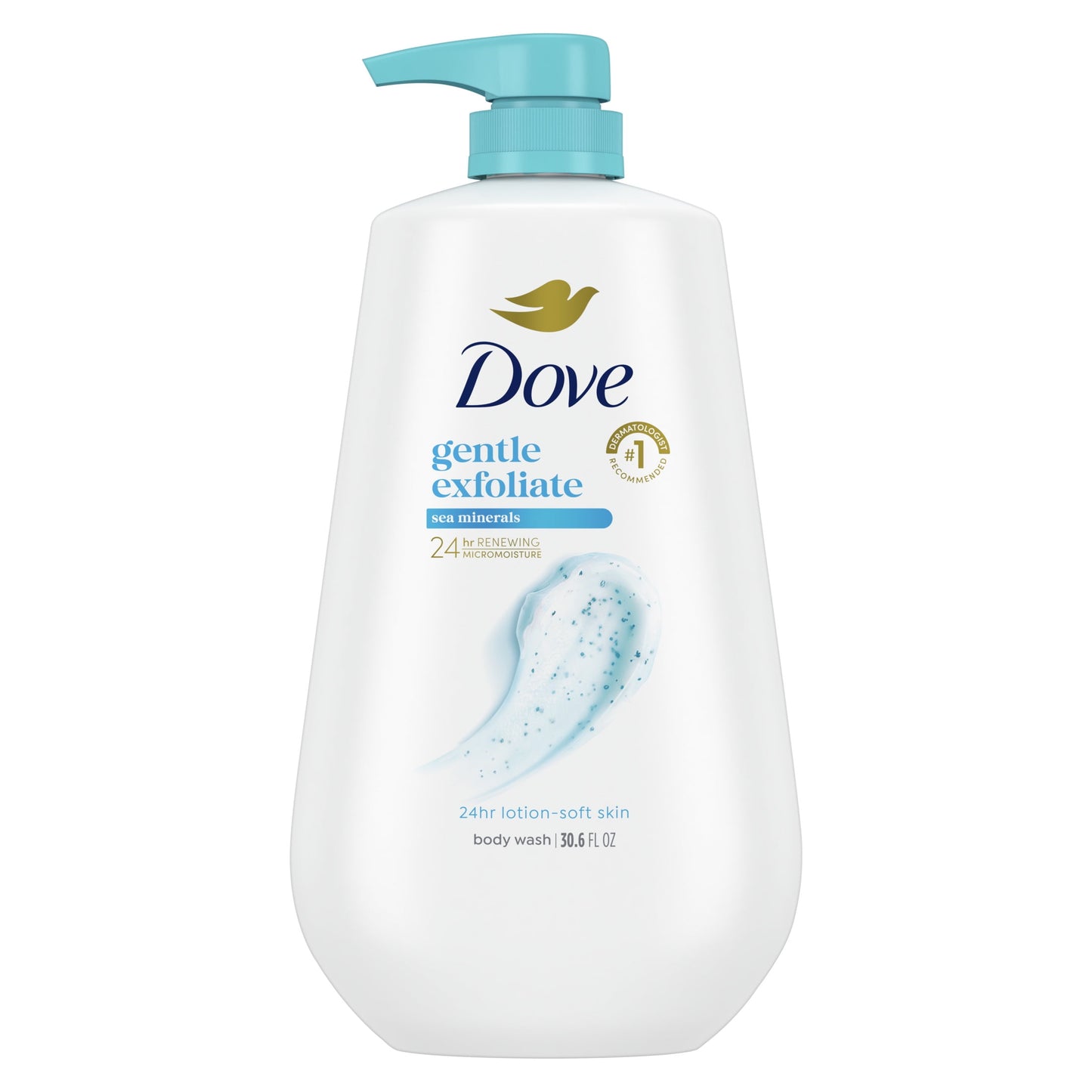 DOVE GENTLE EXFOLIATE BOSY WASH WITH SEA MINERALS - 30.6oz