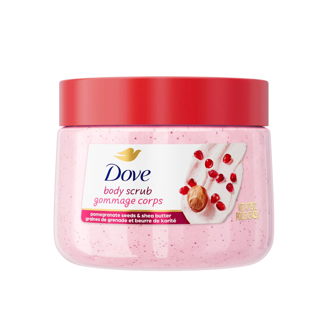 DOVE POMEGRANATE BODY SCRUB - 15oz