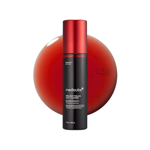 MEDICUBE RED ACNE PEELING SHOT EXFOLIATING BODY SPRAY CLEANSER - 110g